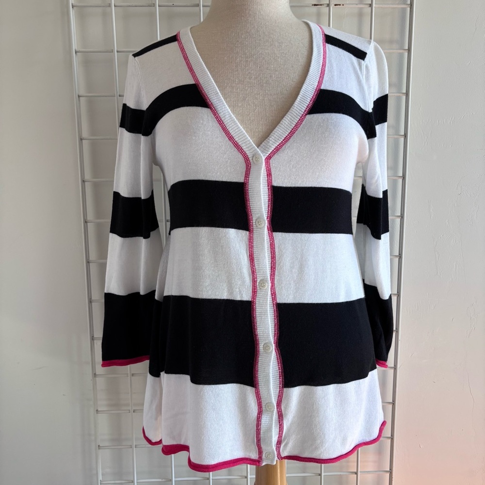 Vintage Striped Cardigan Sweater SPENSE KNITS